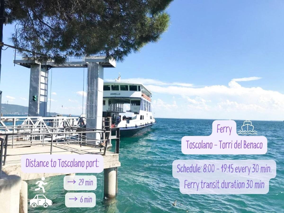 Panorama Lake View, Pool & Garden, 2 Bathrooms, Kingsize & Single-Beds, Fast Internet Тосколано-Мадерно Экстерьер фото