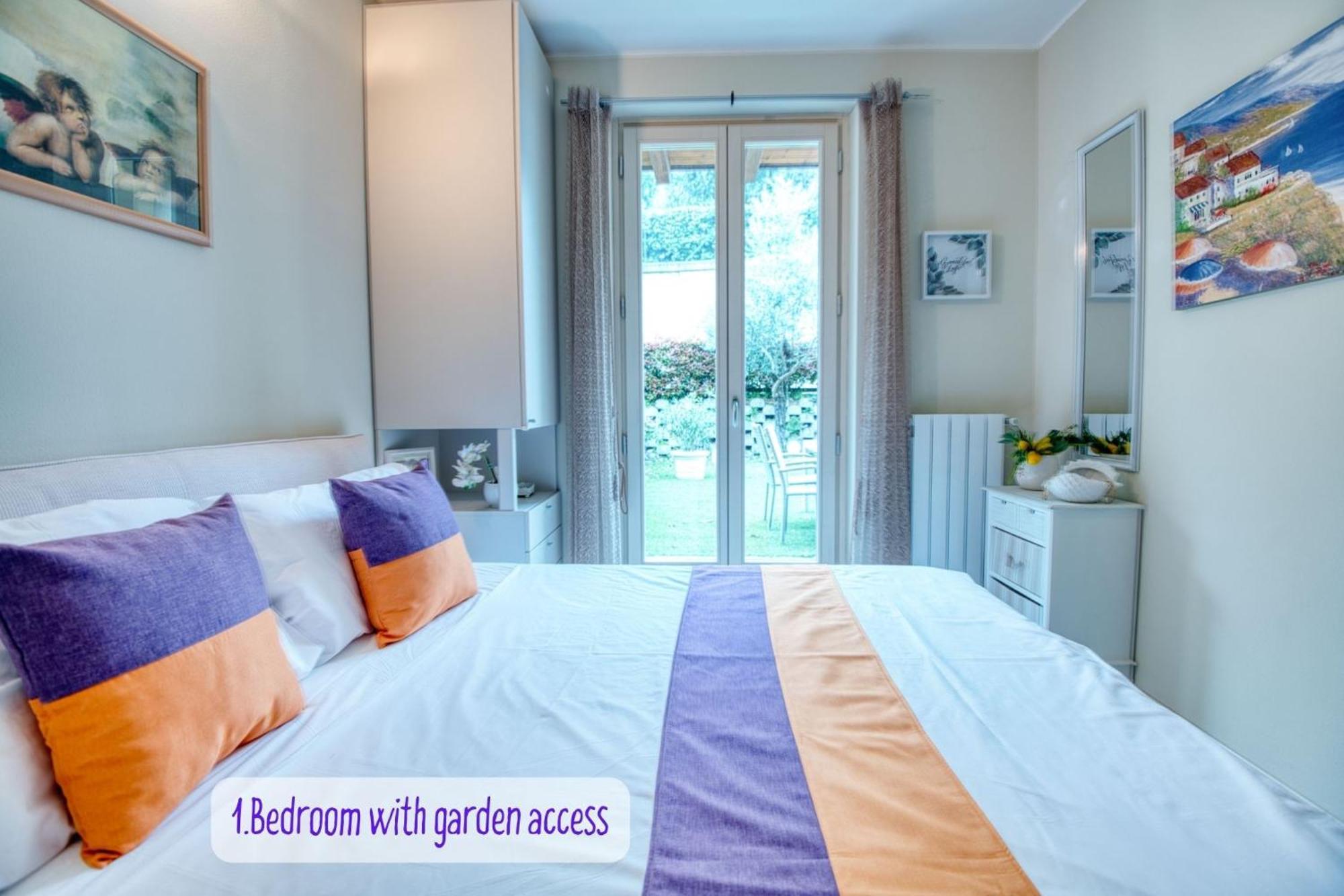 Panorama Lake View, Pool & Garden, 2 Bathrooms, Kingsize & Single-Beds, Fast Internet Тосколано-Мадерно Экстерьер фото