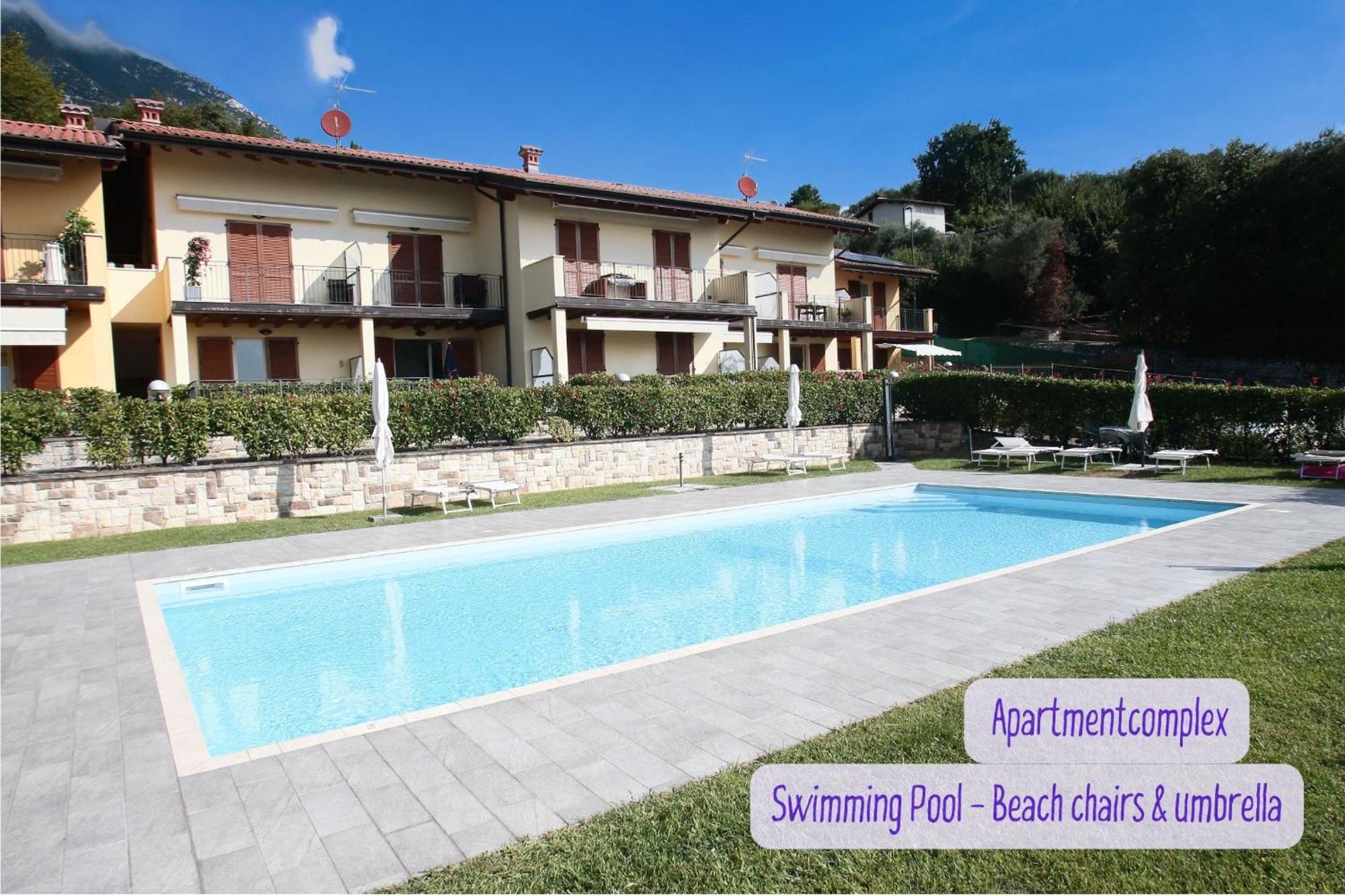 Panorama Lake View, Pool & Garden, 2 Bathrooms, Kingsize & Single-Beds, Fast Internet Тосколано-Мадерно Экстерьер фото